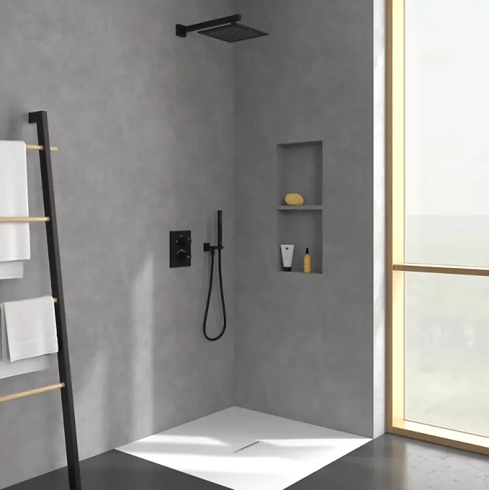 Villeroy & Boch Douche de tête VILLEROY ET BOCH Universal rectangle Noir mat
