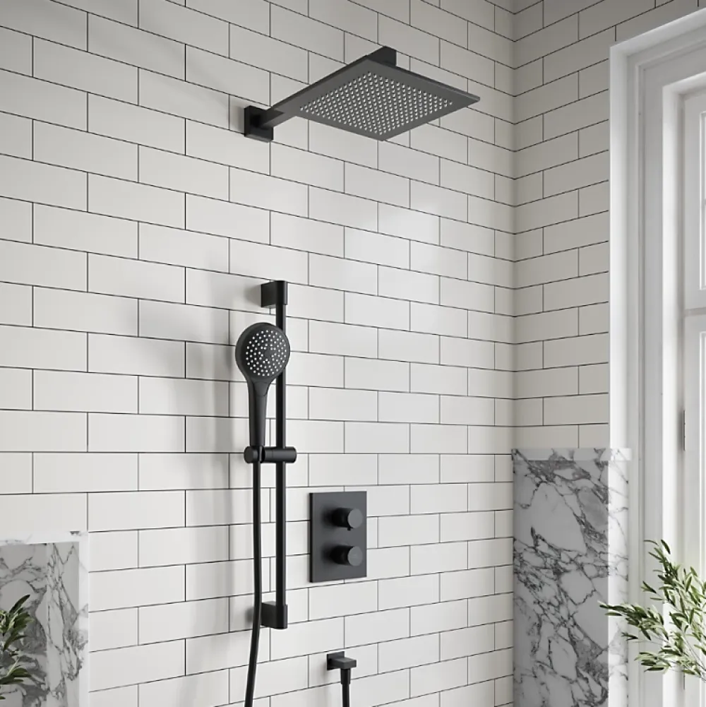 Villeroy & Boch Douche de tête VILLEROY ET BOCH Universal rectangle Noir mat