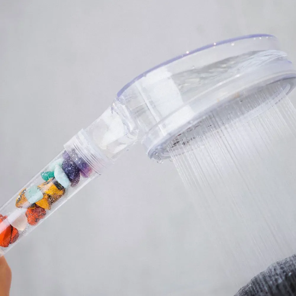 Pommeau De Douche, Flexible Et Barre De Douche|Change your life Douchette 1 jet Harmonie 12 cm 7ChakrasShower