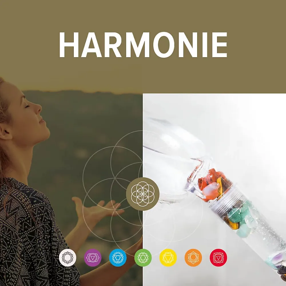 Pommeau De Douche, Flexible Et Barre De Douche|Change your life Douchette 1 jet Harmonie 12 cm 7ChakrasShower