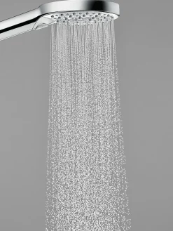 Pommeau De Douche, Flexible Et Barre De Douche|Hansgrohe Douchette 3 jets chromé Raindance Select