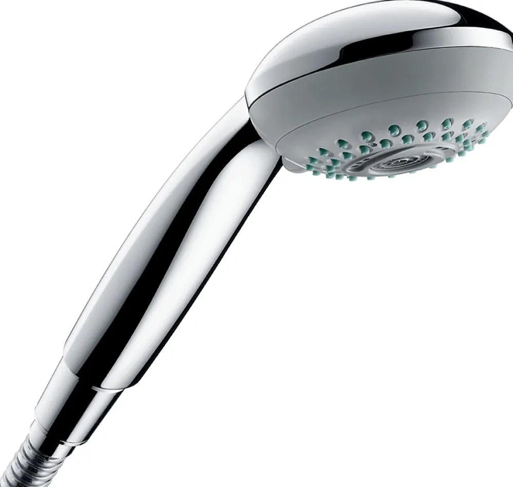 Pommeau De Douche, Flexible Et Barre De Douche|Hansgrohe Douchette 3 jets chromé Crometta 85