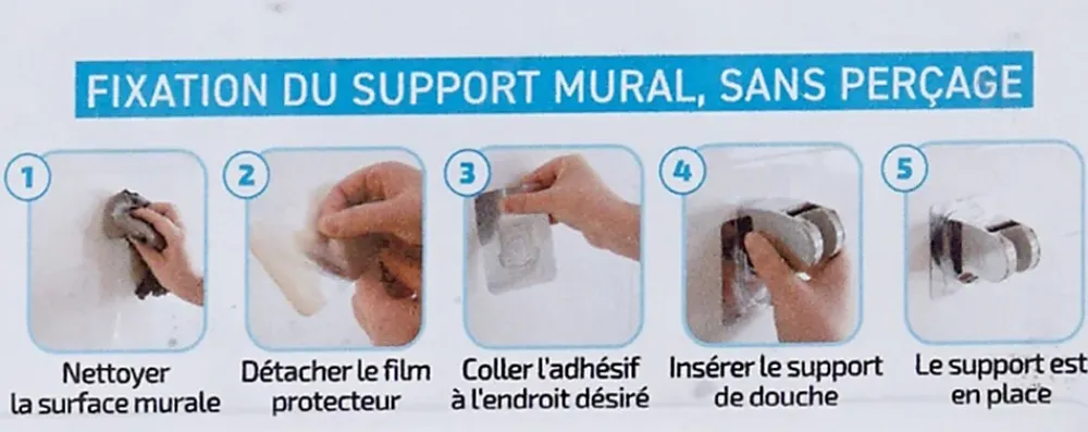 MTK Douchette 2 jets chromée pour robinet de lavabo et évier, Mouss-O Jet