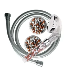 Pommeau De Douche, Flexible Et Barre De Douche| Douchette 3 jets chrome SpaShower Change your life + flexible et recharge