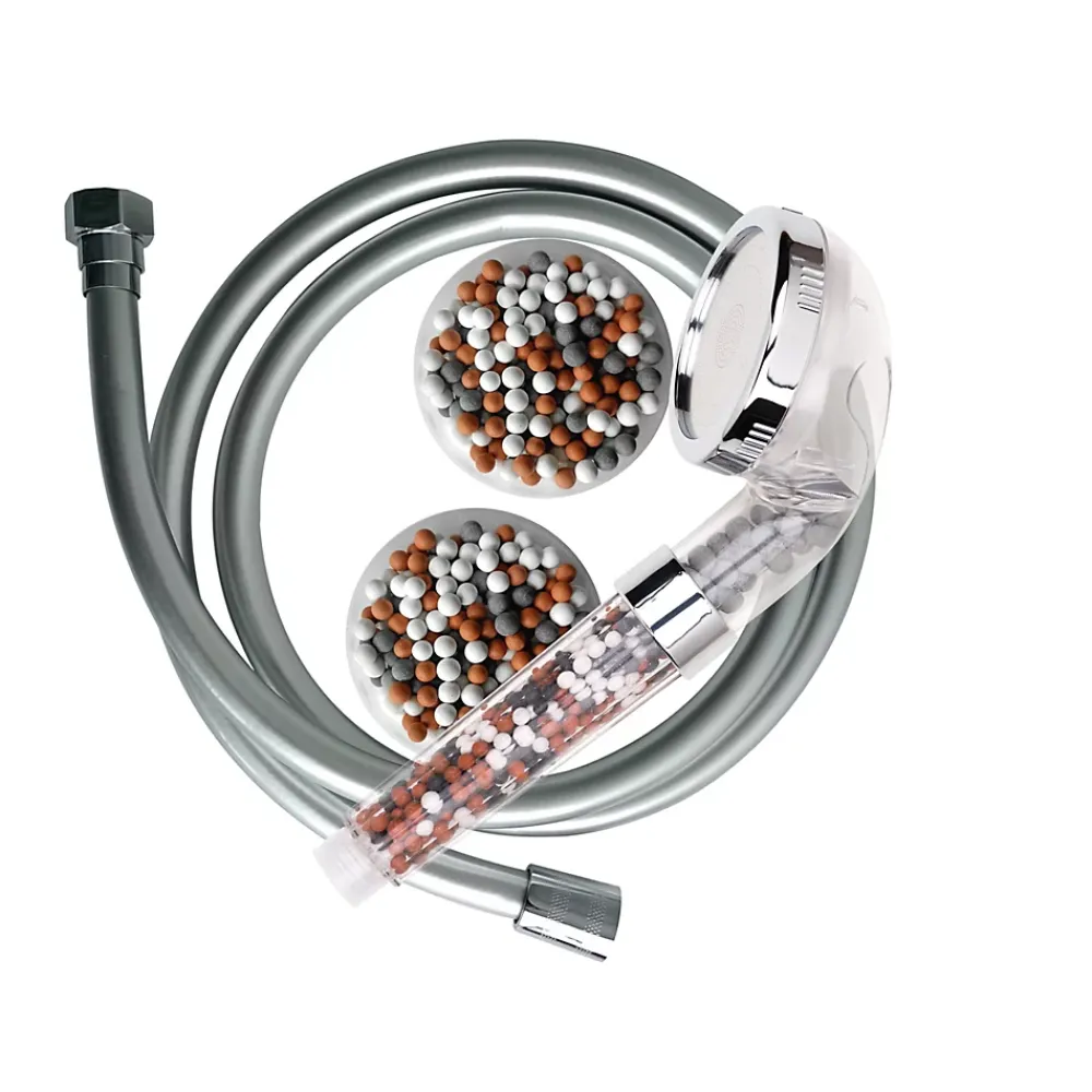 Pommeau De Douche, Flexible Et Barre De Douche| Douchette 3 jets chrome SpaShower Change your life + flexible et recharge