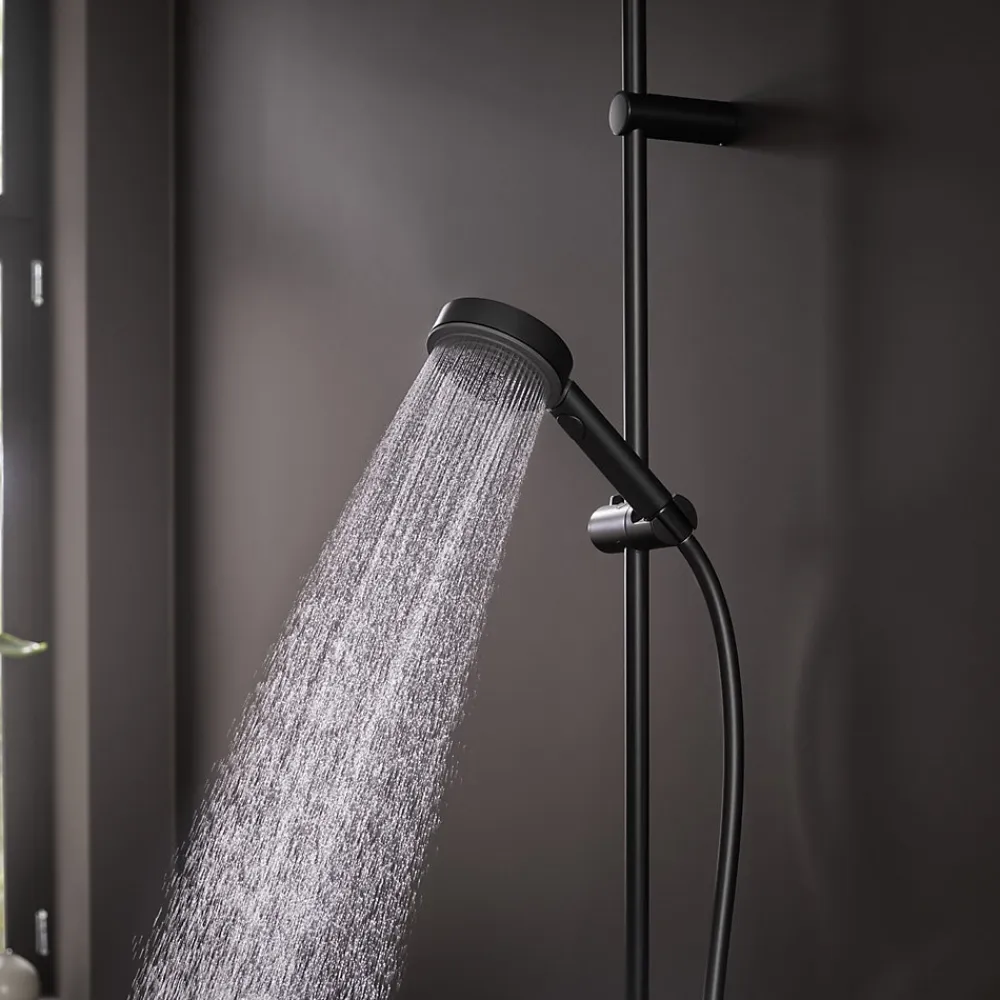 Hansgrohe Douchette 3 jets Pulsify Select noir