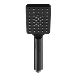 Pommeau De Douche, Flexible Et Barre De Douche|GoodHome Douchette 3 jets noir Slaney