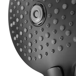 Pommeau De Douche, Flexible Et Barre De Douche|GoodHome Douchette 3 jets titane Kolima