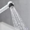 Pommeau De Douche, Flexible Et Barre De Douche|Hansgrohe Douchette à main 2 jets noir et blanc, Jocolino Zèbre