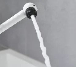 Pommeau De Douche, Flexible Et Barre De Douche|Hansgrohe Douchette à main 2 jets noir et blanc, Jocolino Zèbre