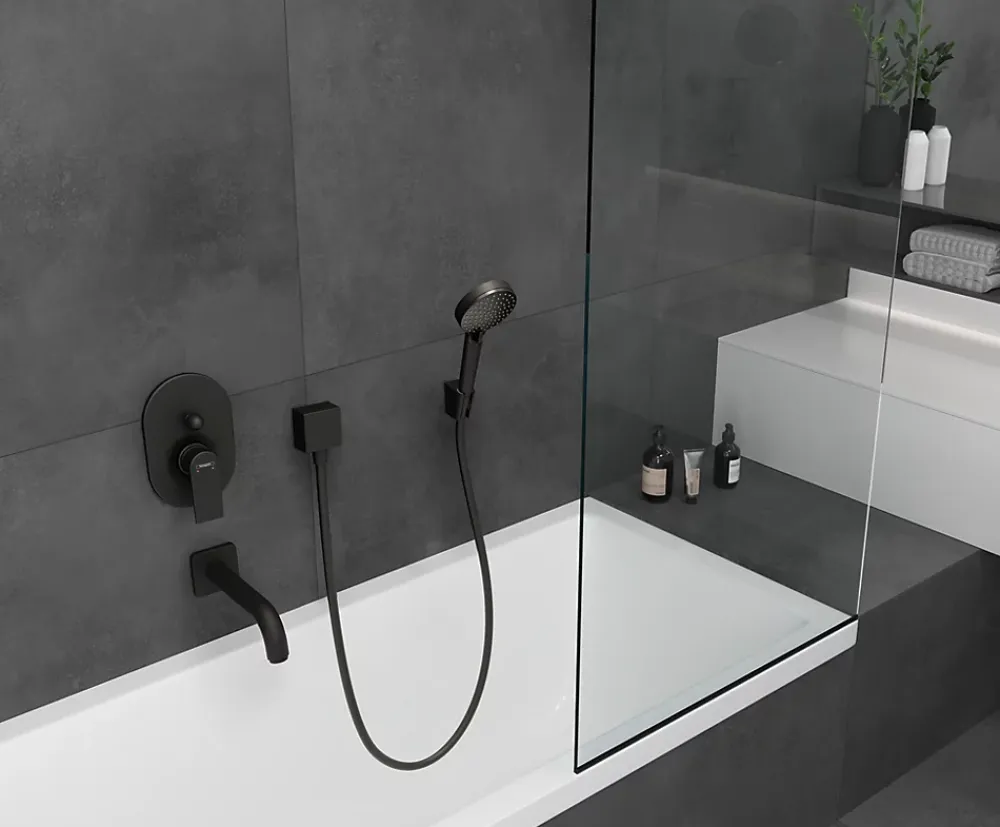 Hansgrohe Douchette à main 100 Vario EcoSmart 9 l/min noir mat Vernis Blend
