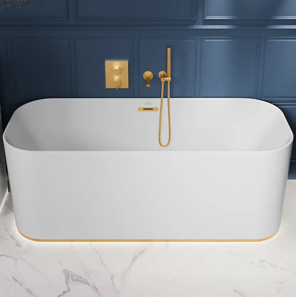 Villeroy & Boch Douchette à main VILLEROY ET BOCH Verve Showers Stick Or brossé