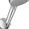 Pommeau De Douche, Flexible Et Barre De Douche|Hansgrohe Douchette + support + flexible chrome Vernis Blend