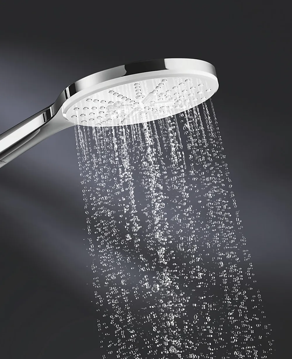 Grohe Douchette et flexible chrome rond Vitalio Smartactive 150 3 jets