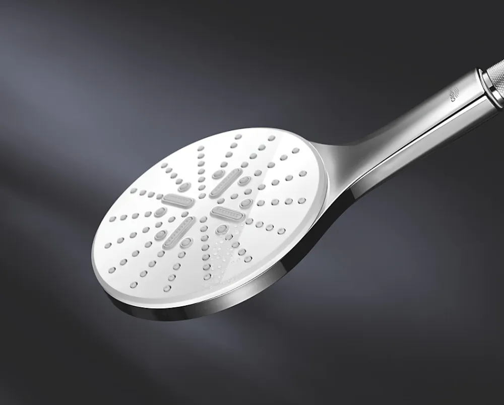 Grohe Douchette et flexible chrome rond Vitalio Smartactive 150 3 jets