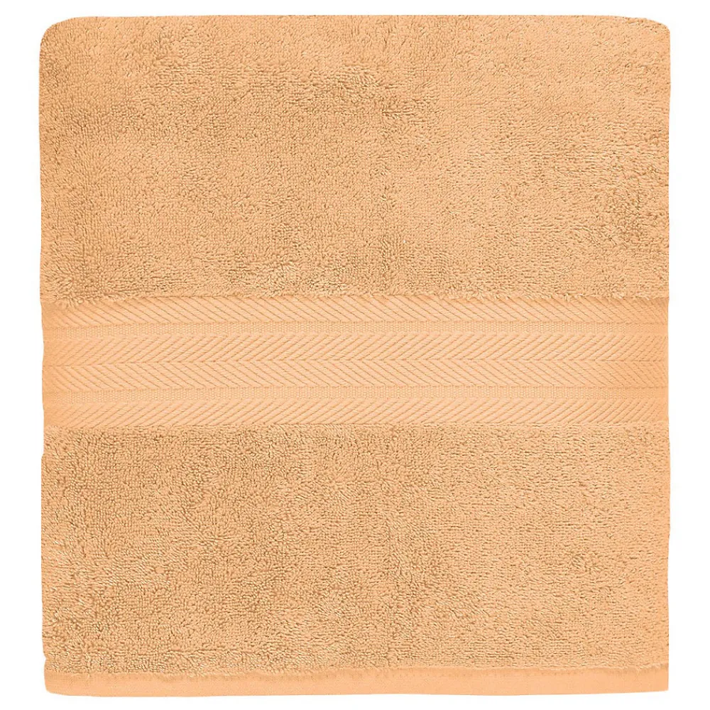Serviette De Bain|Sensei Maison Drap de bain 550 g/m² Pêche 70x140 cm LUXURY