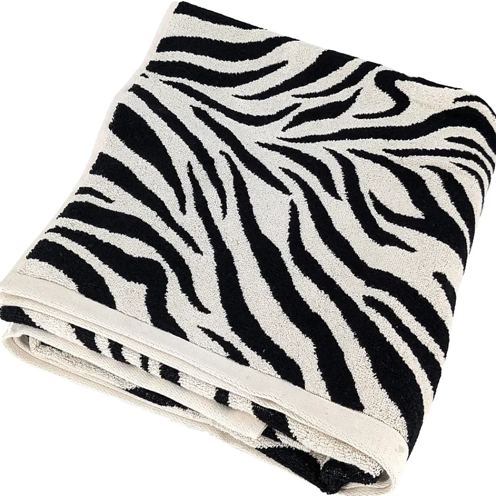 Linnea Drap de bain absorbant coton 100x150cm ZEBRA beige