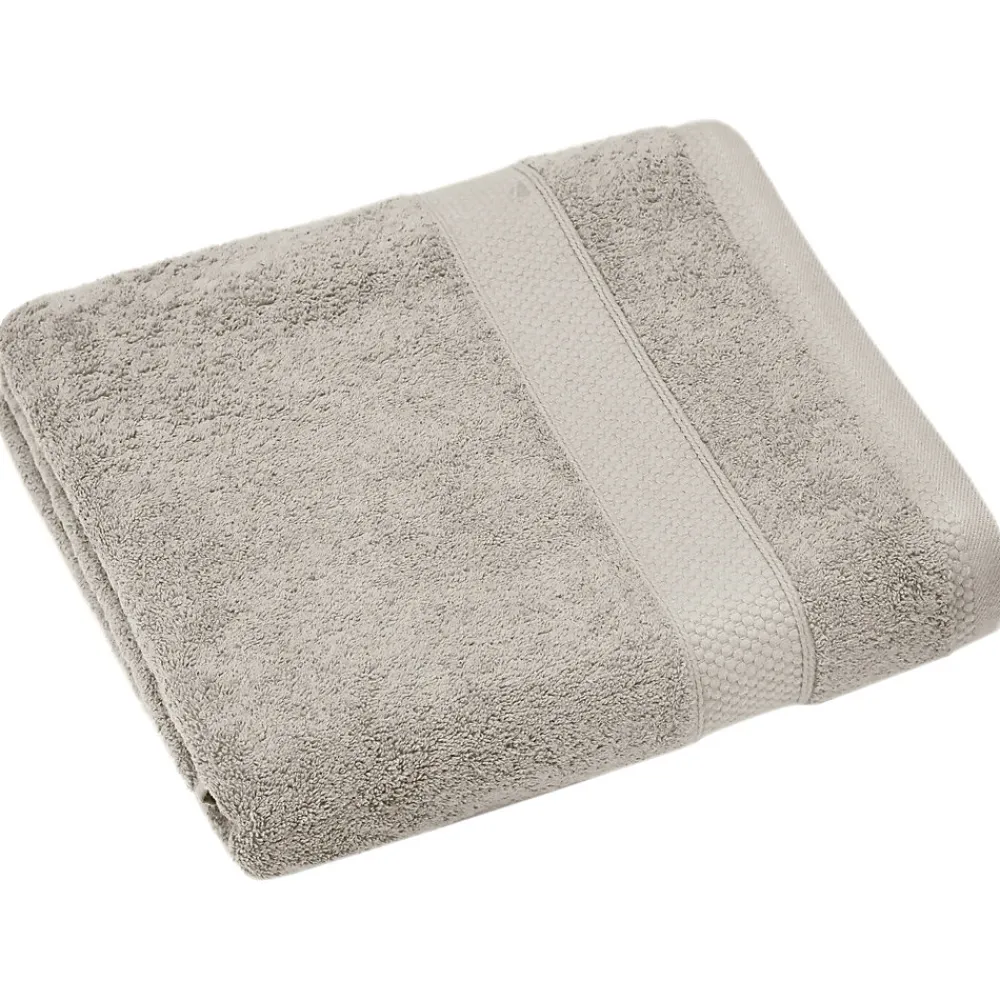 Linnea Drap de bain coton 550g/m2 95x140 cm collection NAÏA beige Lin