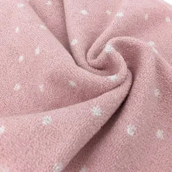 Serviette De Bain|Linnea Drap de bain en coton 100x150 cm collection EFFICIENT DOTS rose flamingo