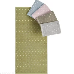 Serviette De Bain|Linnea Drap de bain en coton 100x150 cm collection EFFICIENT DOTS rose flamingo
