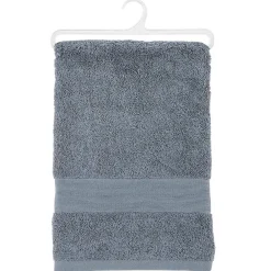 Atmosphera Créateur D'Intérieur Drap de bain Essentiel - coton 450 gr/m² - gris anthracite 100x150 cm - Atmosphera