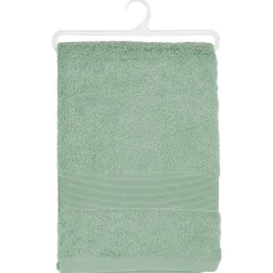 Serviette De Toilette|Atmosphera Créateur D'Intérieur Drap de bain Essentiel - coton 450 gr/m² - vert céladon 100x150 cm - Atmosphera