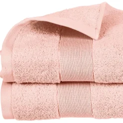 Serviette De Toilette|Atmosphera Créateur D'Intérieur Drap de bain Essentiel - coton 450 gr/m² - rose 100x150 cm - Atmosphera