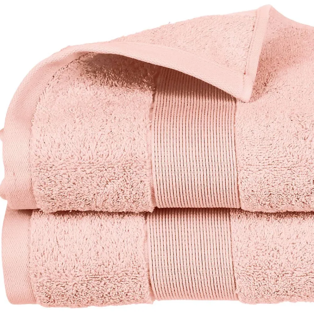 Serviette De Toilette|Atmosphera Créateur D'Intérieur Drap de bain Essentiel - coton 450 gr/m² - rose 100x150 cm - Atmosphera