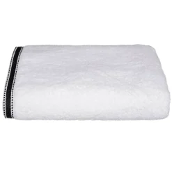 Atmosphera Créateur D'Intérieur Drap de bain Joia - coton 550 gr/m² - blanc 100x150 cm - Atmosphera