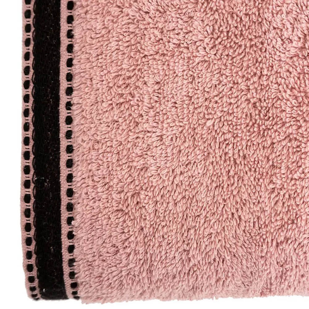 Atmosphera Créateur D'Intérieur Drap de bain Joia - coton 550 gr/m² - rose 100x150 cm - Atmosphera