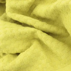 Serviette De Bain|Linnea Drap de bain éponge coton 100x170 cm coton DAMA vert chartreuse