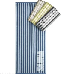 Linnea Drap de bain 85x200 cm collection SAUNA EFFICIENCE majuscule gris