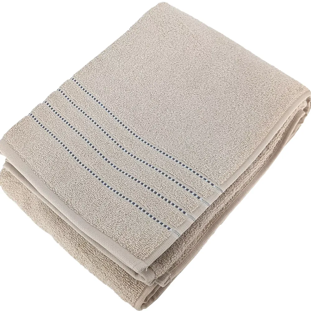 Serviette De Bain|Linnea Drap de bain 100x150 cm coton 500 g/m² CHARM Ivoire