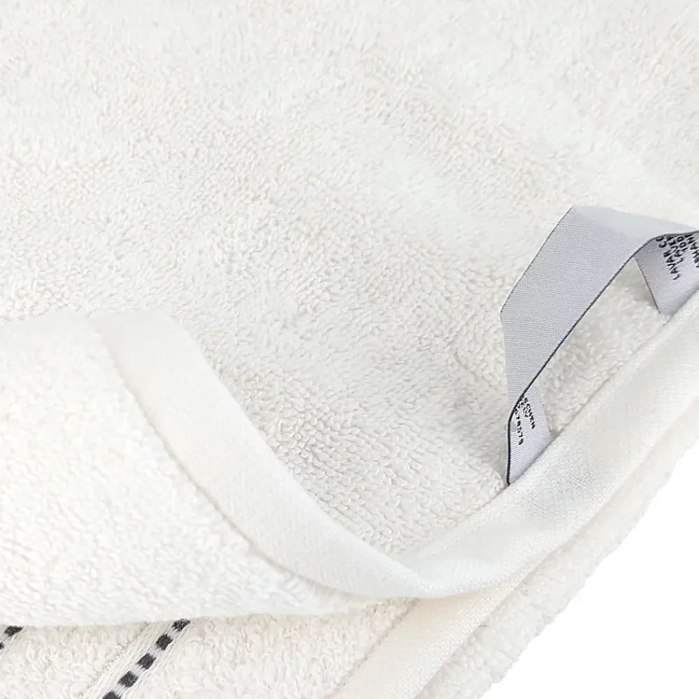 Serviette De Bain|Linnea Drap de bain 100x150 cm coton 500 g/m² CHARM Blanc