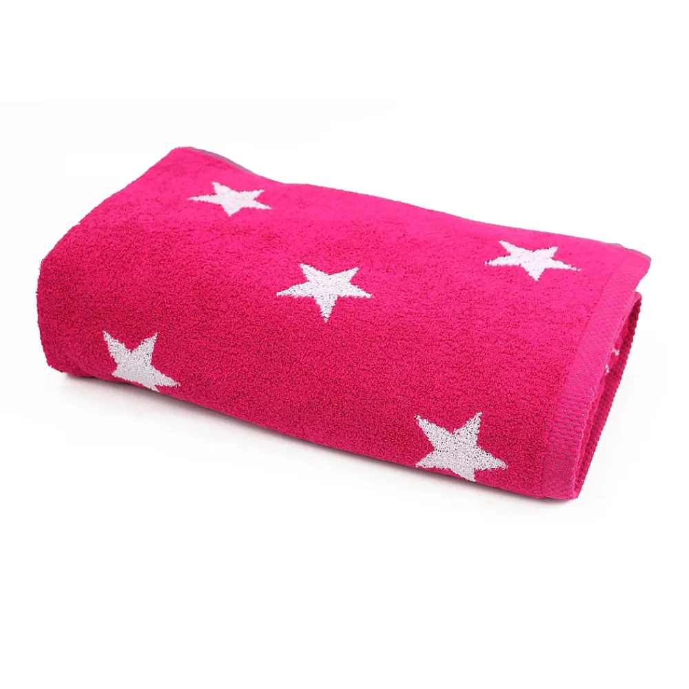 Linnea Drap de bain 85x200 cm coton 480g/m2 STARS Rose