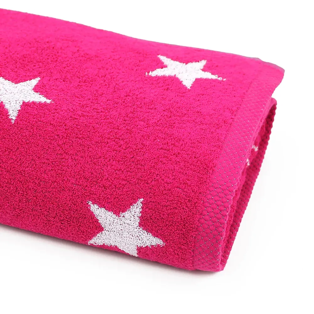 Linnea Drap de bain 85x200 cm coton 480g/m2 STARS Rose
