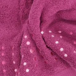 Serviette De Bain|Linnea Drap de bain 100x150 cm coton 550g/m2 PURE POINTS Violet Prune