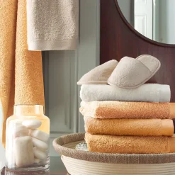 Linnea Drap de bain 100x150 cm coton peigné ALBA vanille