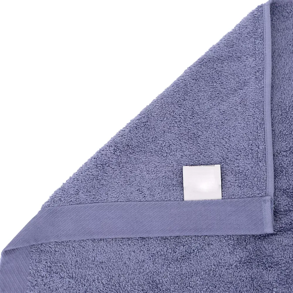 Linnea Drap de bain 100x150 cm coton peigné ALBA acier