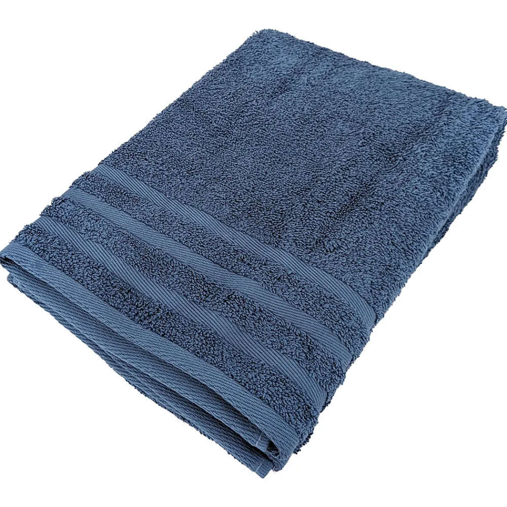 Serviette De Bain|Linnea Drap de bain 100x150 cm EFFICIENCE PURE bleu Pacific