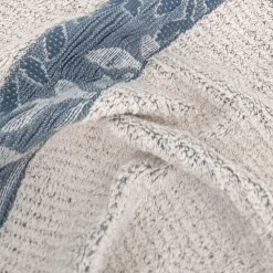 Linnea Drap de bain 100x150 cm FOLIUM en coton 520 g/m² bleu Cérulé
