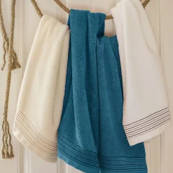 Linnea Drap de bain 100x150 cm JULIET Bleu Baltic 520g/m2