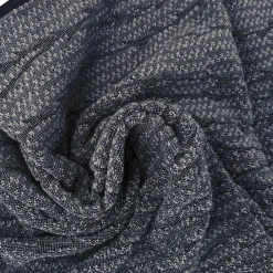 Serviette De Bain|Linnea Drap de bain 100x150 cm pur coton collection OSAKA feuillage gris