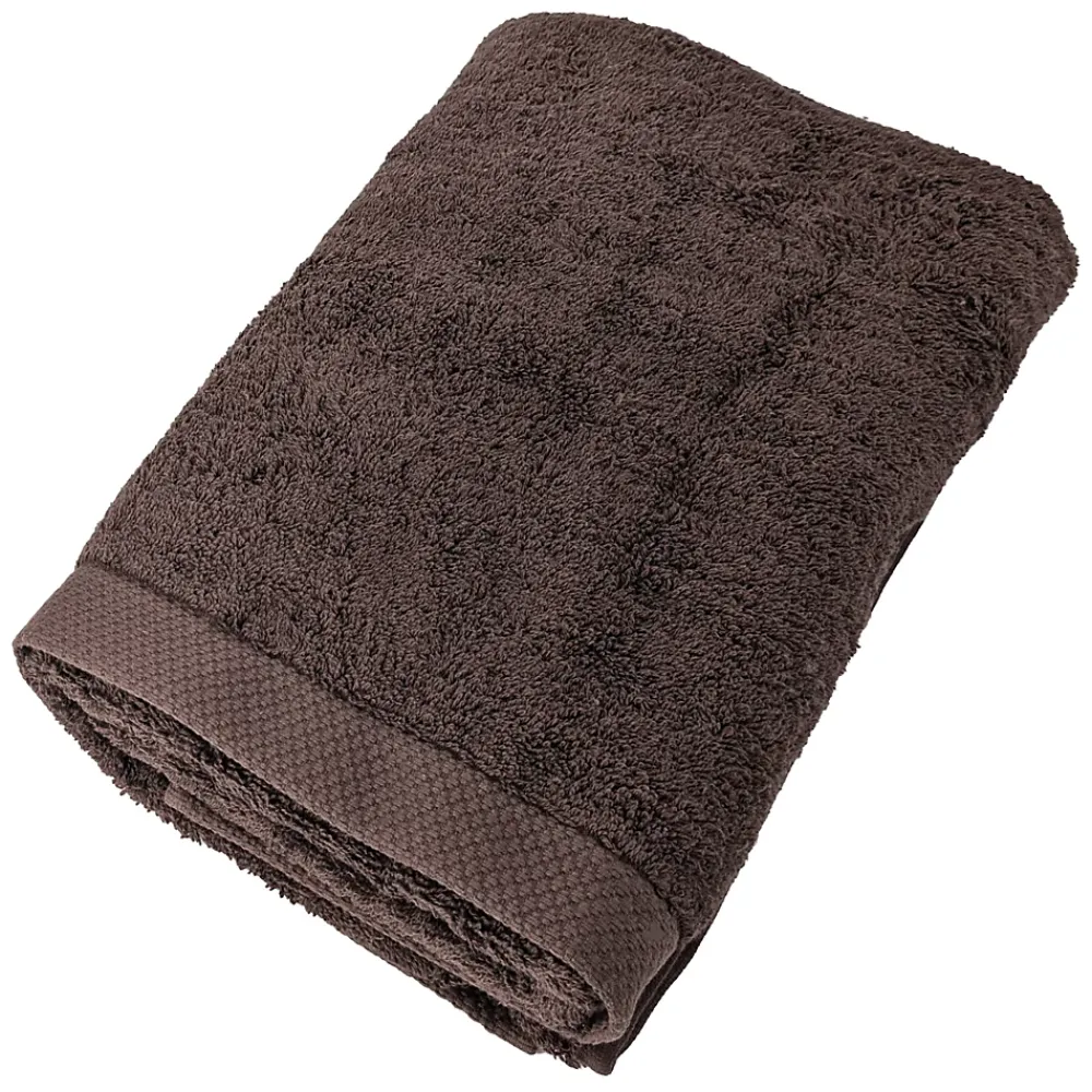 Linnea Drap de bain 100x150 cm PURE Marron 550g/m2