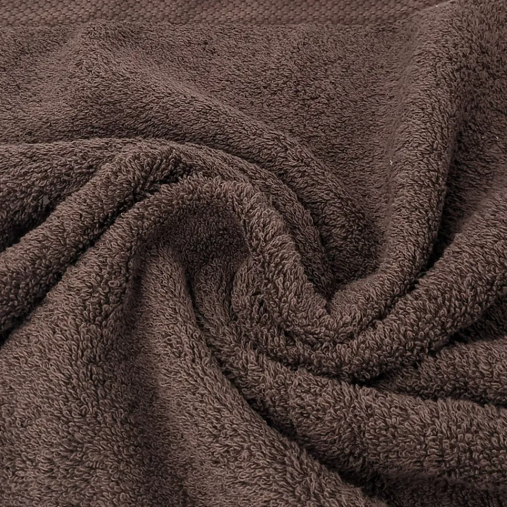 Linnea Drap de bain 100x150 cm PURE Marron 550g/m2