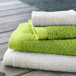 Linnea Drap de bain 100x150 cm PURE Pistache 550g/m2