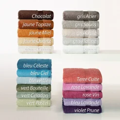 Linnea Drap de bain 100x150 cm ROYAL CRESENT Acier 650g/m2