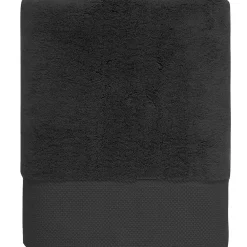 Sensei Maison Drap de bain Zéro Twist 560 g/m² Noir 70x140 cm SENSOFT