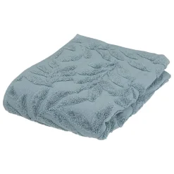 Atmosphera Créateur D'Intérieur Drap de douche Cisel - coton - bleu - 70x130 cm - Atmosphera