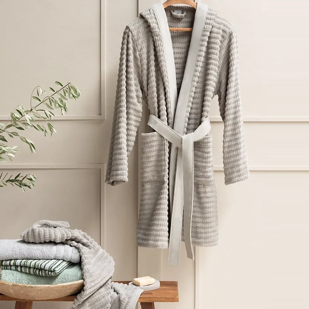 Linnea Drap de douche en fils retors 70x140 cm pur coton collection SWELL vert